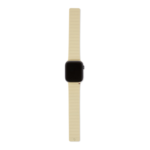 Bild von Decoded Silikonarmband LITE in Powder Yellow für Apple Watch