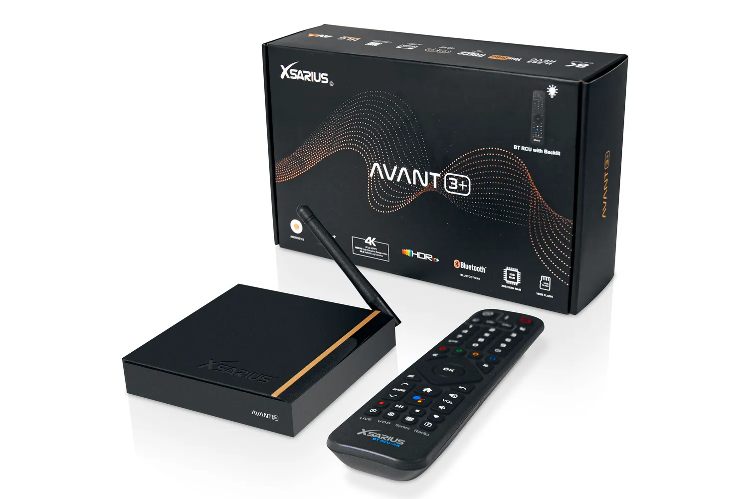 Bild von Xsarius Avant 3+ - 4K Android OTT Media Streamer Netzwerk-Receiver