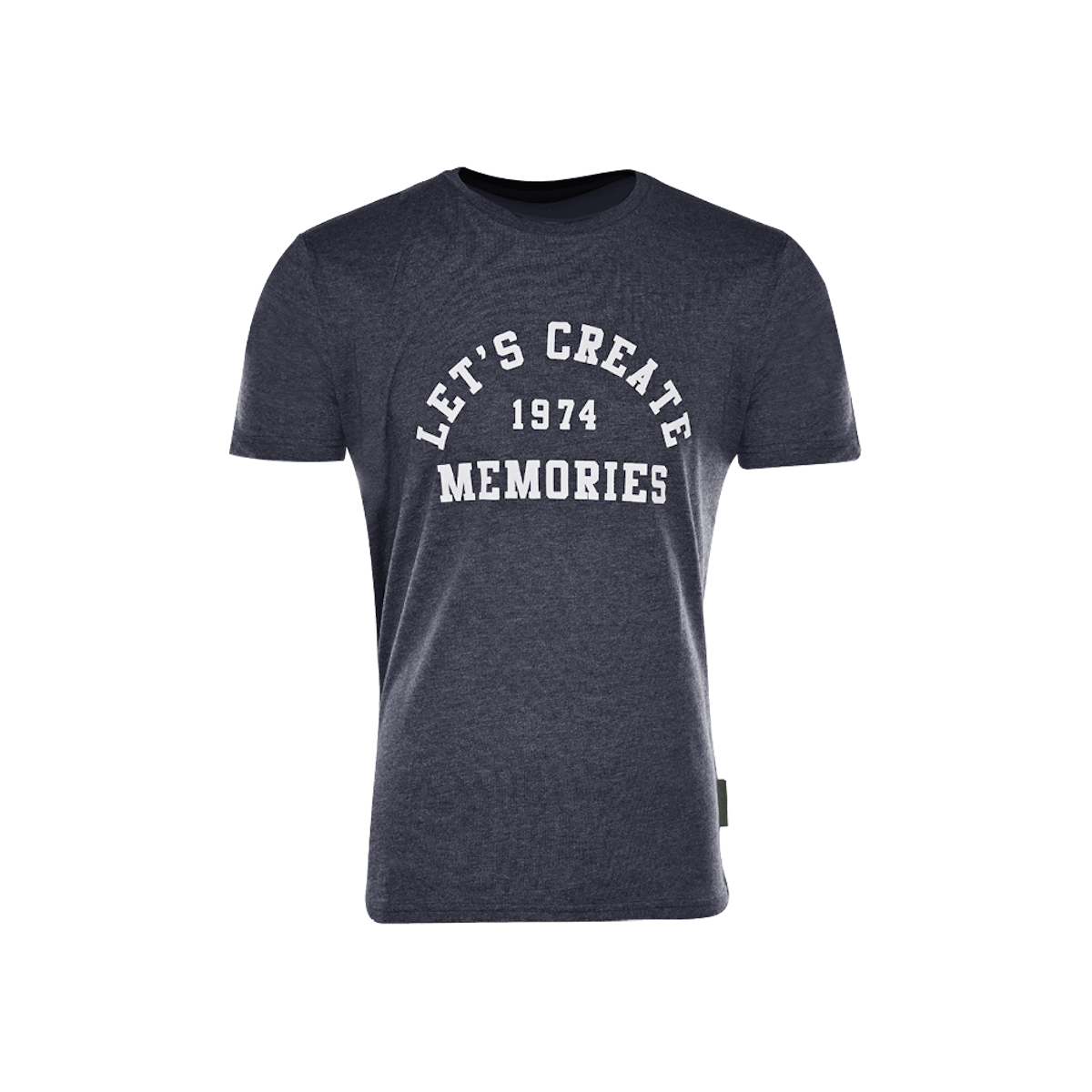 Bild von Big Green Egg T-Shirt - Lets create - Blau/Weis M