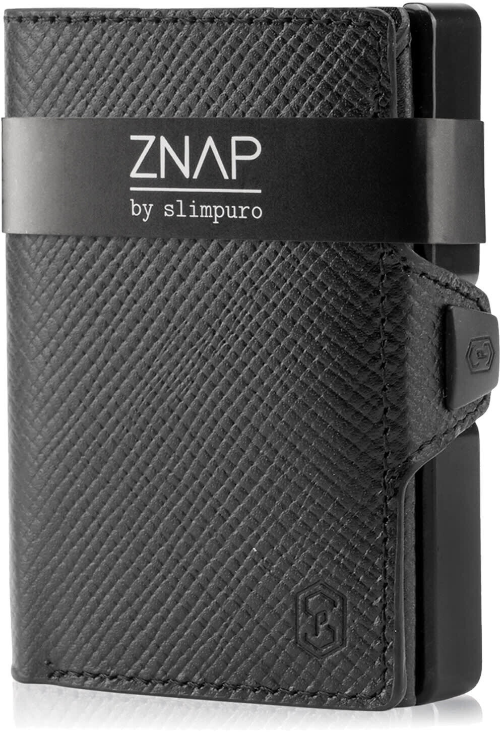 Bild von slimpuro Znap Slim Wallet 4/8 Cards saffino black