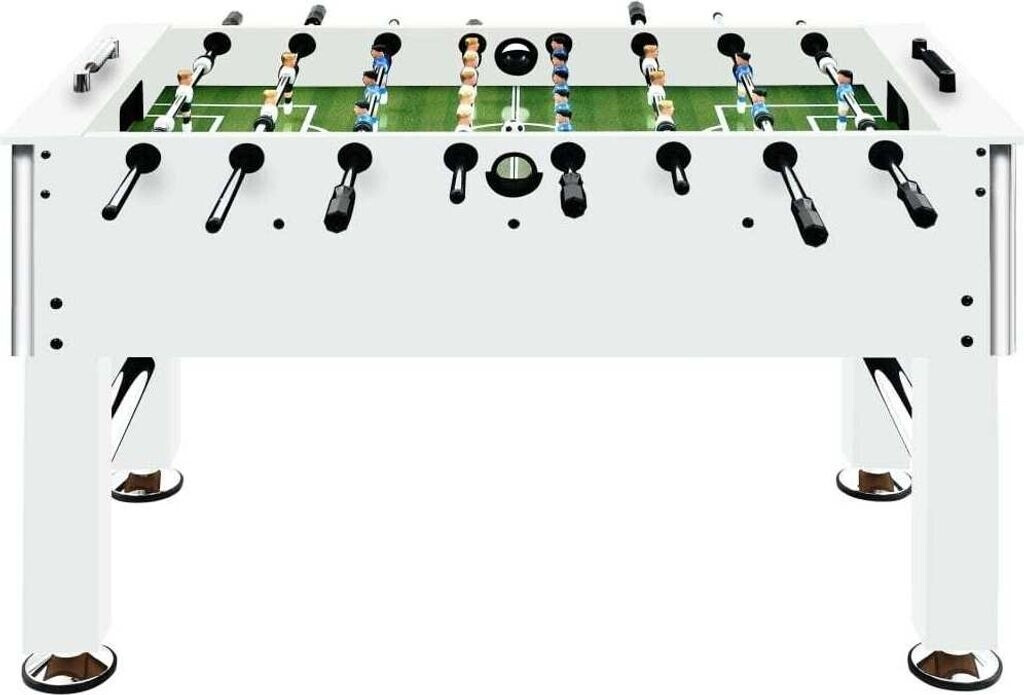 Bild von vidaXL Tischfußballspiel Kickertisch Stahl 60 kg 140x74,5x87,5 cm Weiß