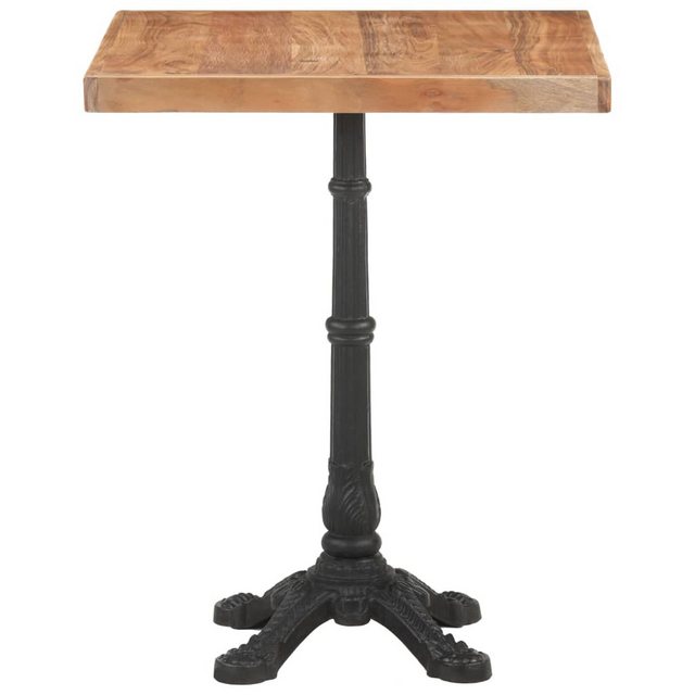Bild von vidaXL BistRotisch 60x60x76 cm Akazie Massivholz Gusseisen