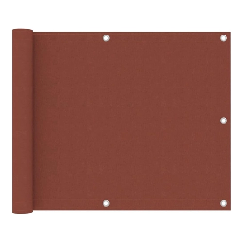 Bild von vidaXL Balkon Sichtschutz Bespannung Terrasse Windschutz Sonnenschutz Balkonbespannung Balkonverkleidung Taupe 90x400cm Oxford-Gewebe, vidaXL Balkonsichtschutz 90 x 400 cm (134989)