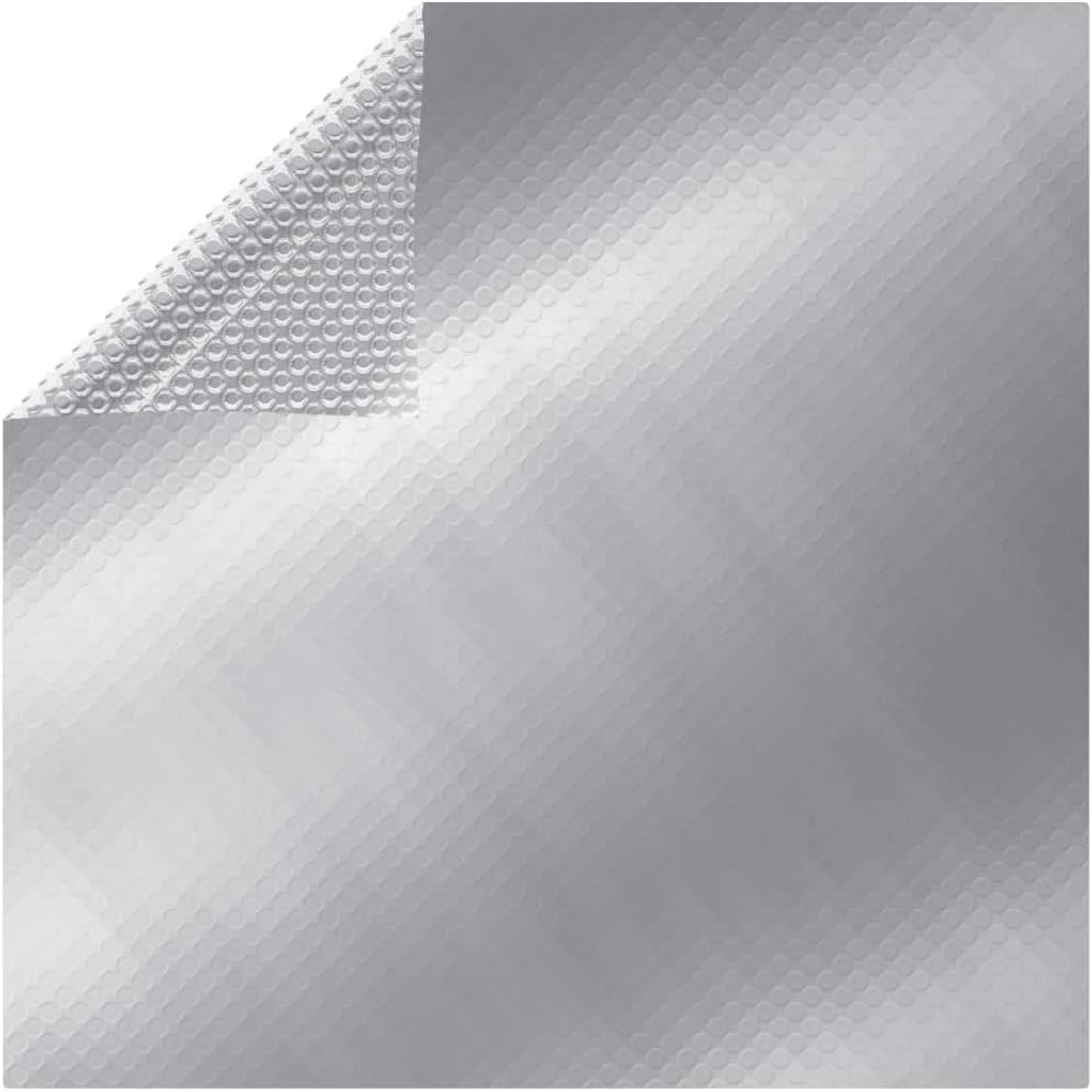 Bild von vidaXL Pool-Abdeckplane Rechteckige Pool-Abdeckung Poolplane Abdeckplane 1000x600 cm PE Silber