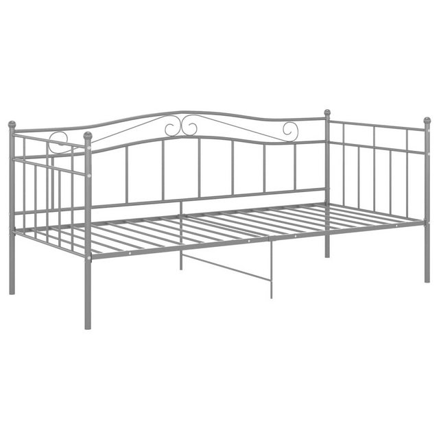 Bild von vidaXL Schlafsofa Bettgestell Grau Metall 90x200 cm650989