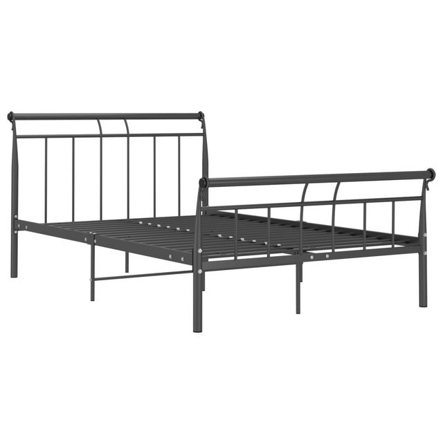 Bild von vidaXL Bettgestell Schwarz Metall 120x200 cm Modell 16651092