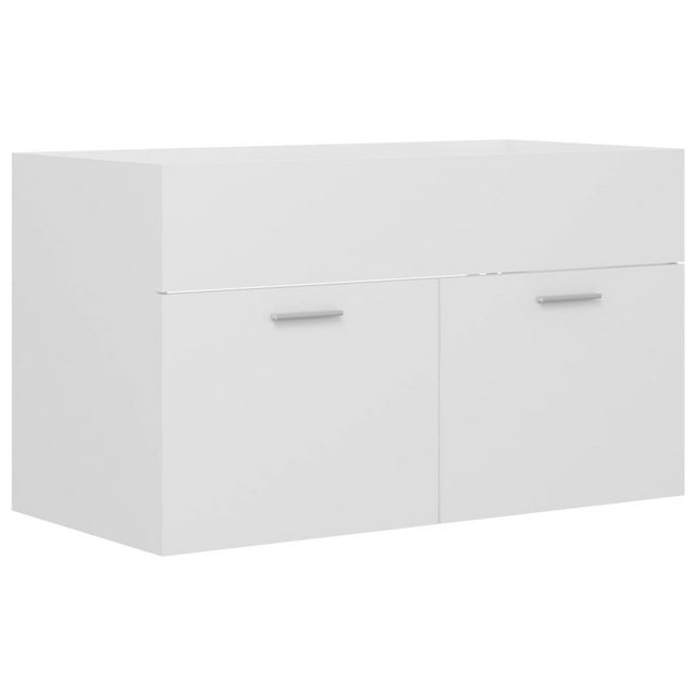 Bild von vidaXL Waschbeckenunterschrank Weiß 80x38,5x46 cm Holzwerkstoff