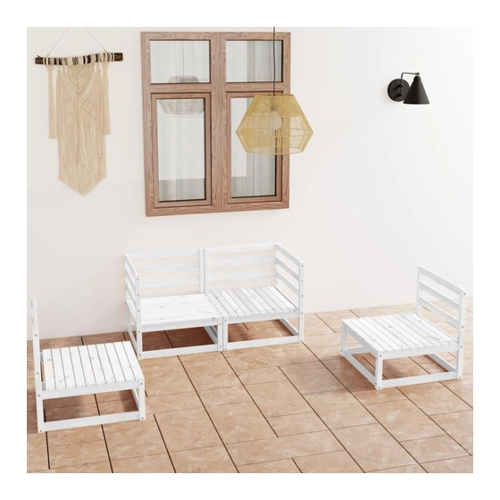 Bild von vidaXL Gartenlounge-Set 4-tlg. - Komfort und Stil für Ihren Garten