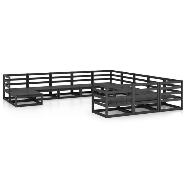 Bild von vidaXL Gartenlounge-Set 12-tlg. Garten-Lounge-Set Massivholz Kiefer, (1-tlg)