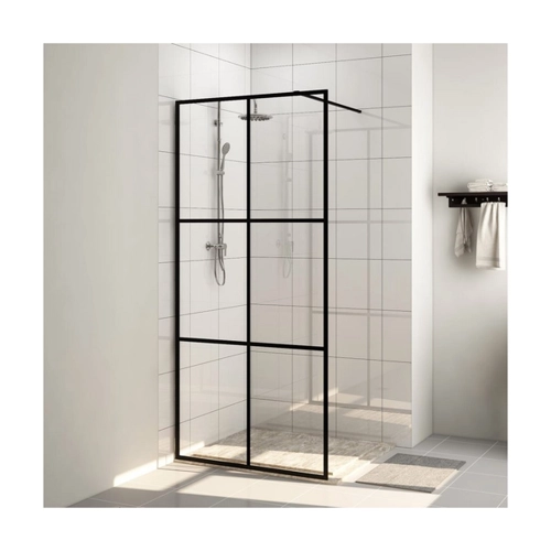 Bild von vidaXL Duschwand für Begehbare Dusche mit Klarem ESG Glas 100x195 cm