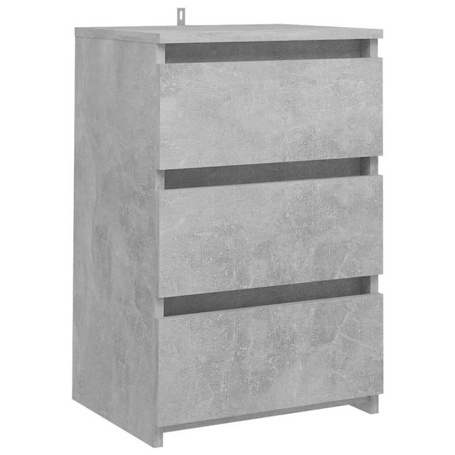 Bild von vidaXL Nachttisch Nachttisch Betongrau 40x35x62,5 cm Spanplatte