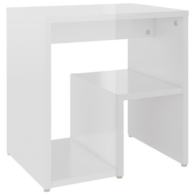 Bild von vidaXL Nachttisch Hochglanz-Weiß 40x30x40 cm Holzwerkstoff Modell 1