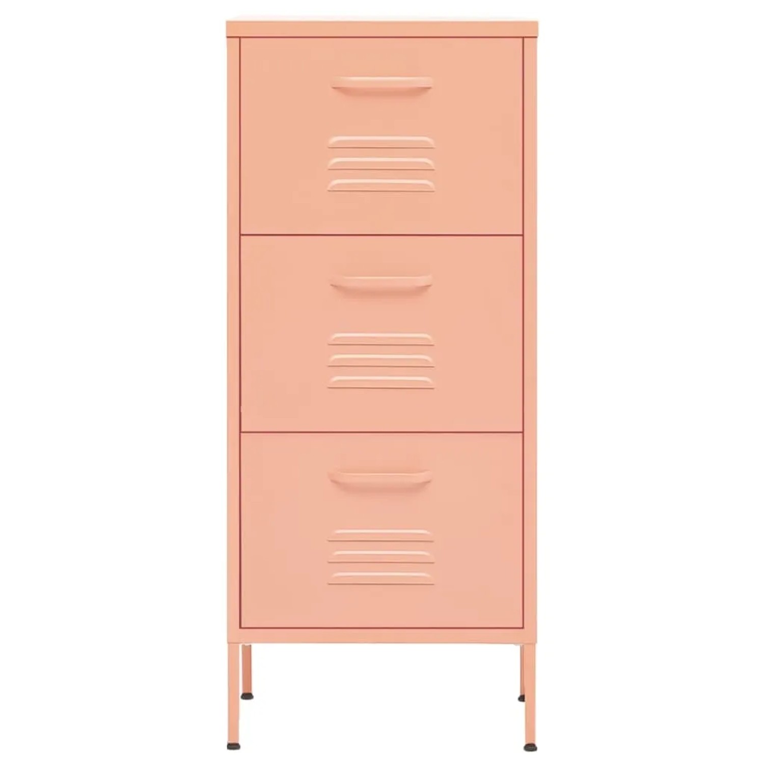 Bild von vidaXL Lagerschrank Rosa 42,5x35x101,5 cm Stahl Modell 1