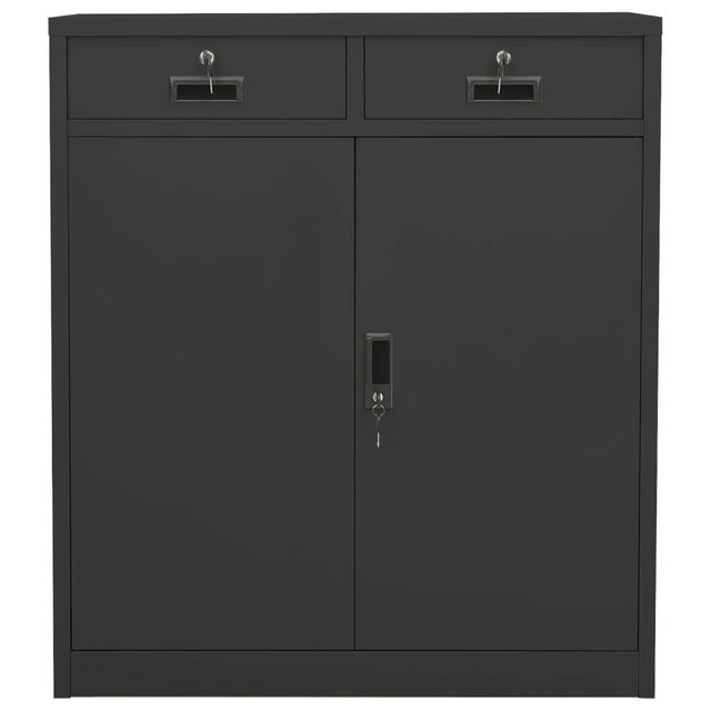 Bild von vidaXL Büroschrank Anthrazit 90x40x102 cm Stahl