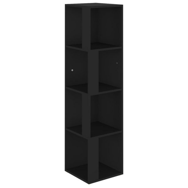 Bild von vidaXL Regal Eckregal Schwarz 33x33x132 cm Spanplatte