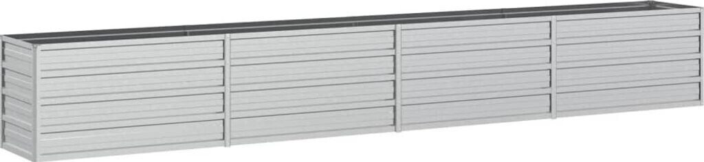 Bild von vidaXL Hochbeet Garten-Hochbeet 320x40x45 cm Verzinkter Stahl Silber