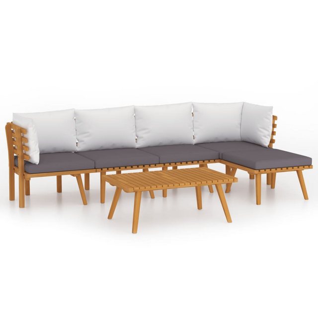 Bild von vidaXL 6-tlg Garten-Lounge-Set mit Kissen Massivholz Akazie Modell 20