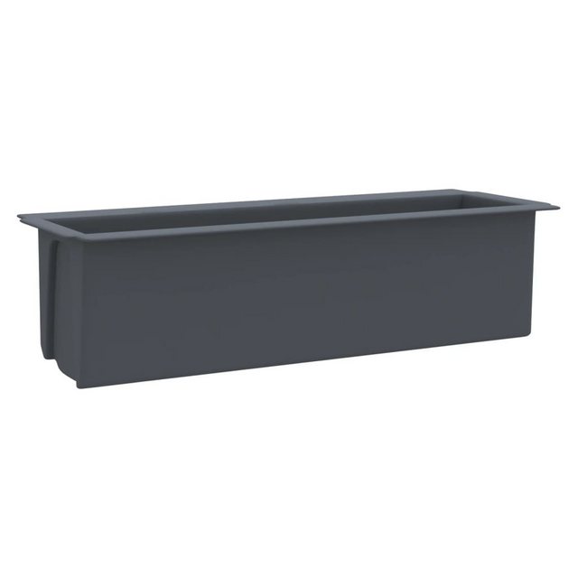 Bild von vidaXL Blumentopf Pflanzkasten für Europaletten 12 Stk. Grau 36x13,5x9,5 cm PP (12 St)