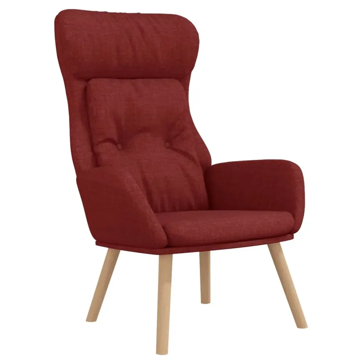 Bild von vidaXL Relaxsessel Weißrot Stoff Modell 44
