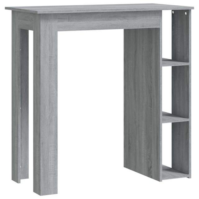 Bild von vidaXL Bartisch mit Regal Grau Sonoma 102x50x103,5 cm Holzwerkstoff