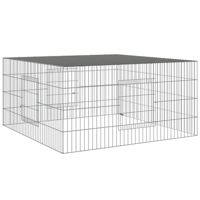Bild von vidaXL Kaninchenkäfig 110x110x55cm verzinktes Eisen (171562)