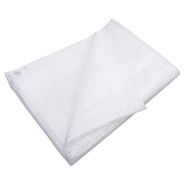 Bild von SMARTGROUPSTORE BD – BD Abdeckplane aus Chiffon, Weiß, 140 g/m², 4 x 5 m