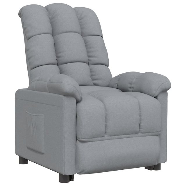 Bild von vidaXL Relaxsessel Hellgrau Stoff Modell 75
