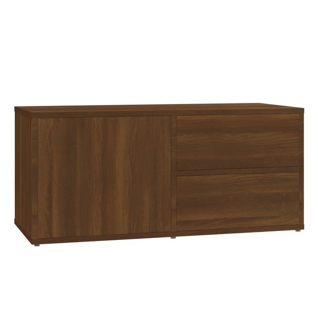 Bild von vidaXL TV-Schrank TV-Schrank Braun Eichen-Optik 80x34x36 cm Spanplatte Lowboard Fernsehe