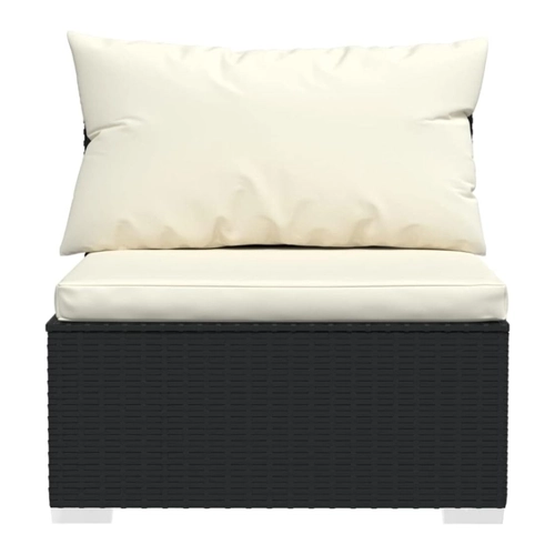Bild von vidaXL 7-tlg Garten-Lounge-Set mit Kissen Poly Rattan Braun