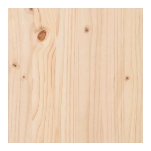 Bild von vidaXL Massivholzbett 135x190 cm - Modern und Funktional
