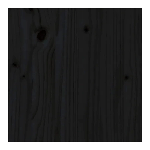 Bild von vidaXL Tagesbett Schwarz Massivholz Kiefer 90x200 cm