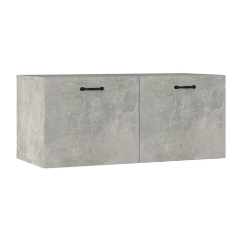 Bild von vidaXL Wandregal - Wandschrank TV Schrank Lowboard Hängeschrank Betongrau