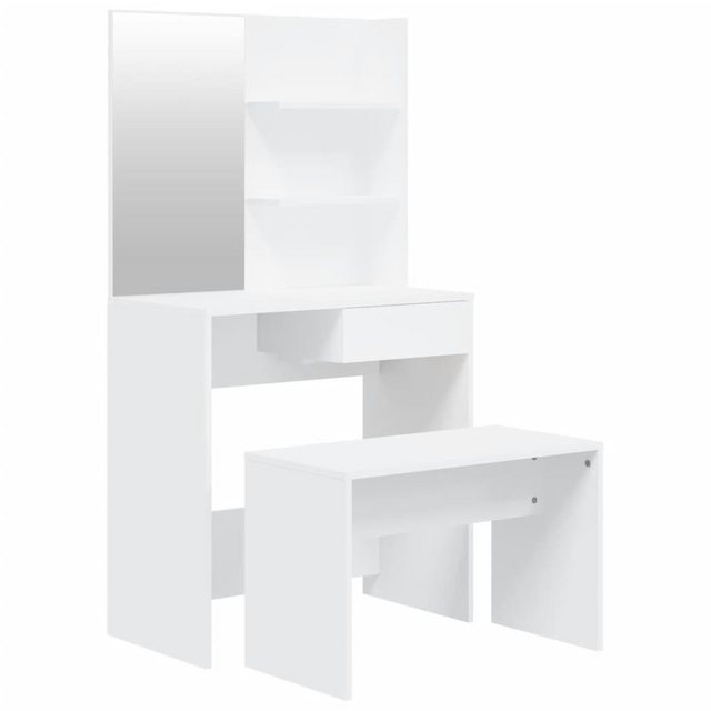 Bild von vidaXL Schminktisch Schminktisch-Set Weiß 74,5x40x141 cm