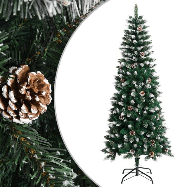 Bild von vidaXL Künstlicher Weihnachtsbaum Künstlicher Weihnachtsbaum mit Ständer Grün 180 cm PVC