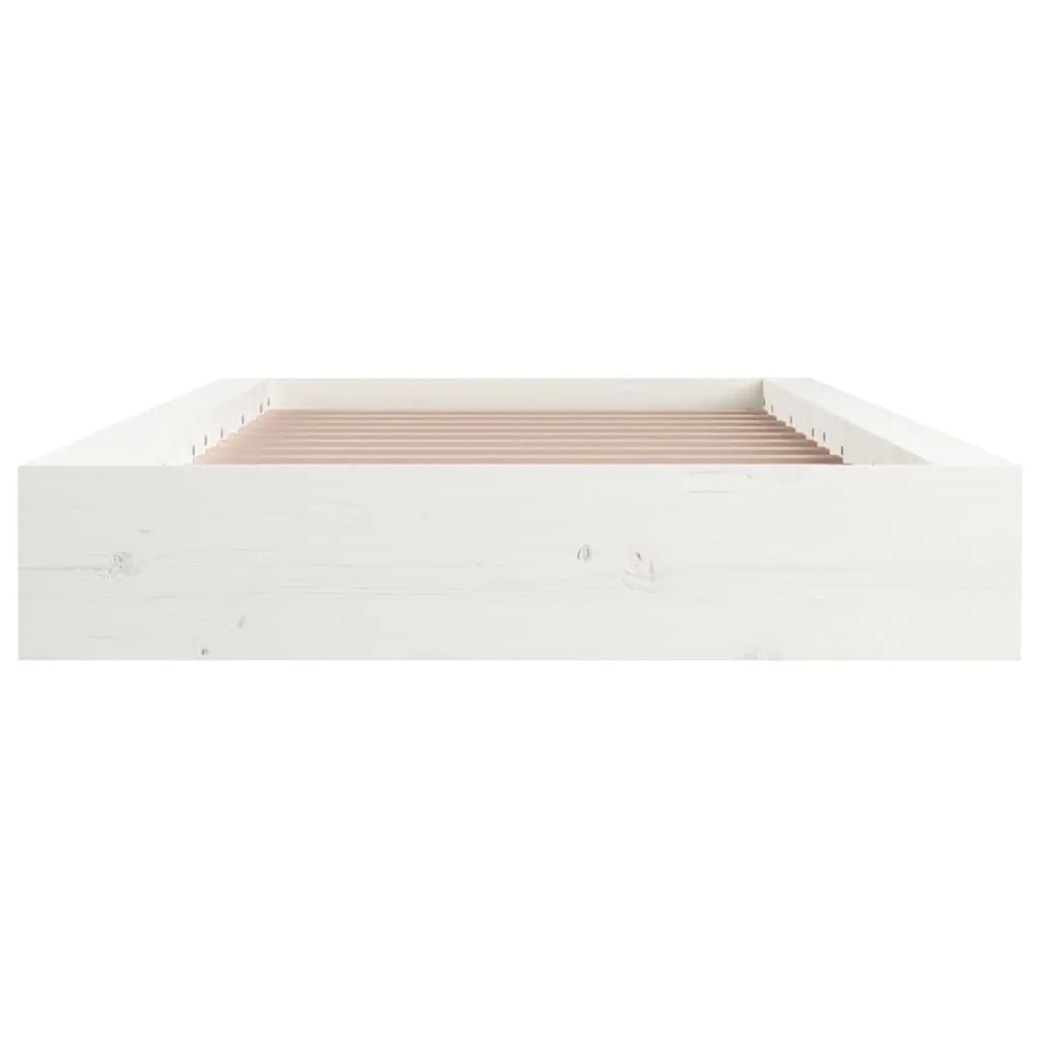Bild von vidaXL Massivholzbett Weiß 90x200 cm1280204