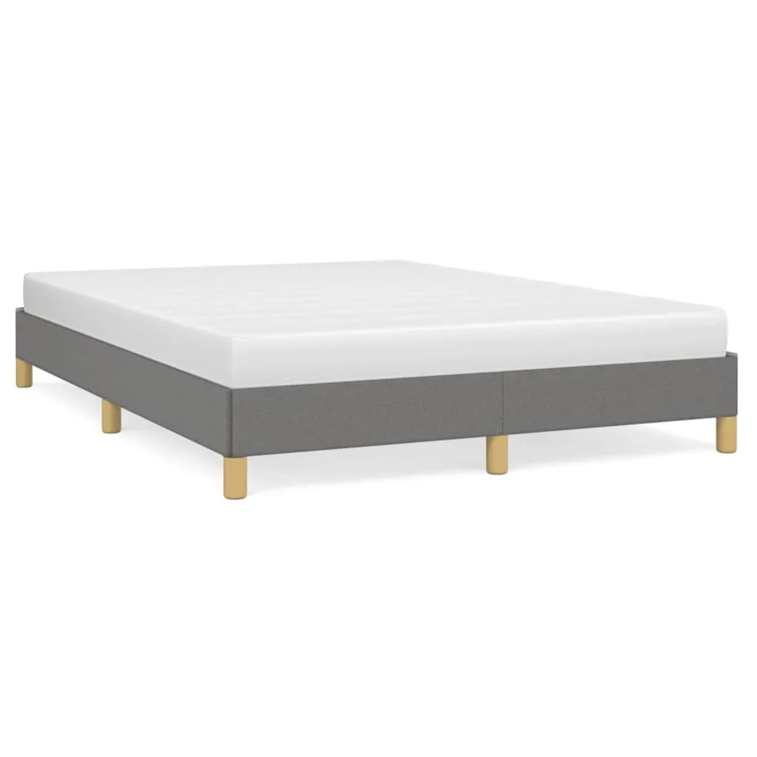 Bild von vidaXL Bettgestell Dunkelgrau 140x200 cm Stoff Modell 11369002