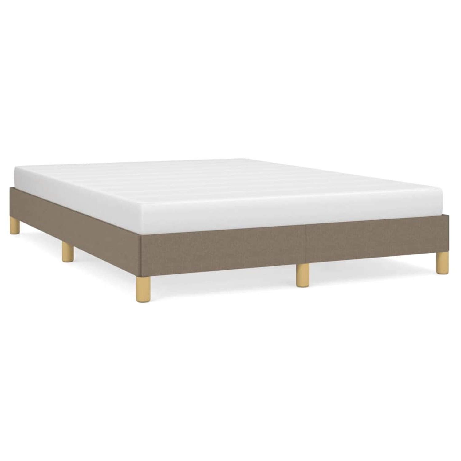 Bild von vidaXL Bettgestell Taupe 140x200 cm Stoff Modell 11377718