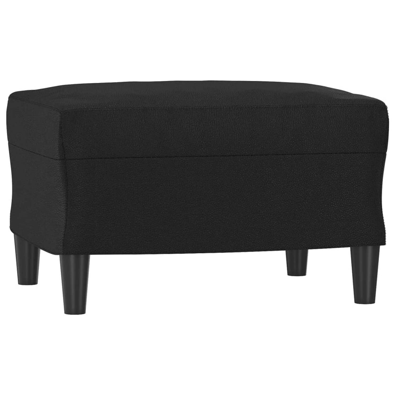 Bild von vidaXL Fußhocker Schwarz 60x50x41 cm Kunstleder Modell 1
