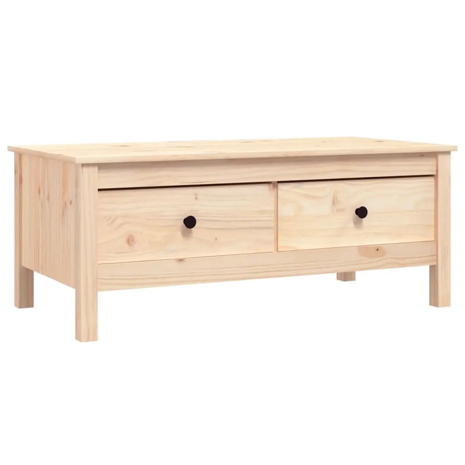 Bild von vidaXL Couchtisch 100x50x40 cm Massivholz Kiefer