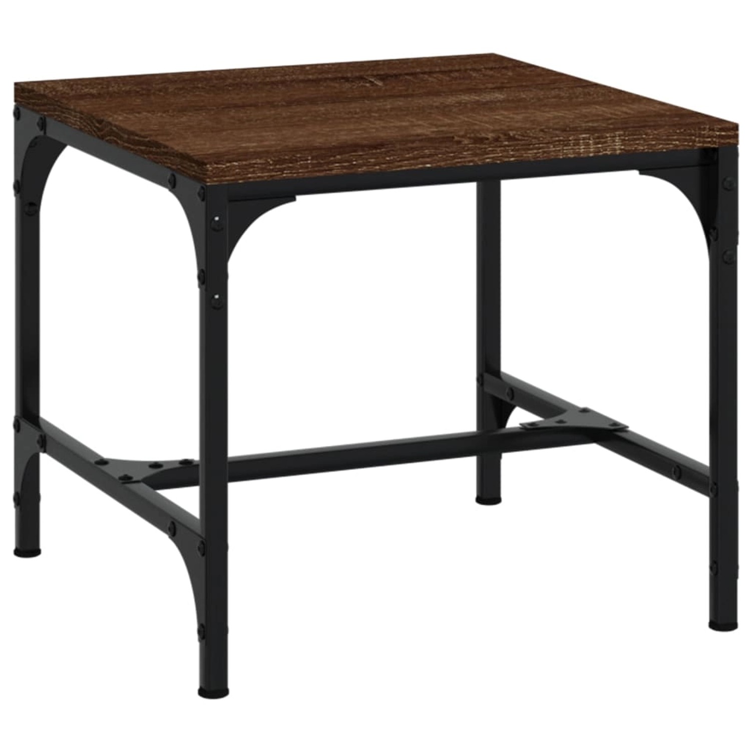 Bild von vidaXL Beistelltisch Braun Eichen-Optik 40x40x35 cm Holzwerkstoff