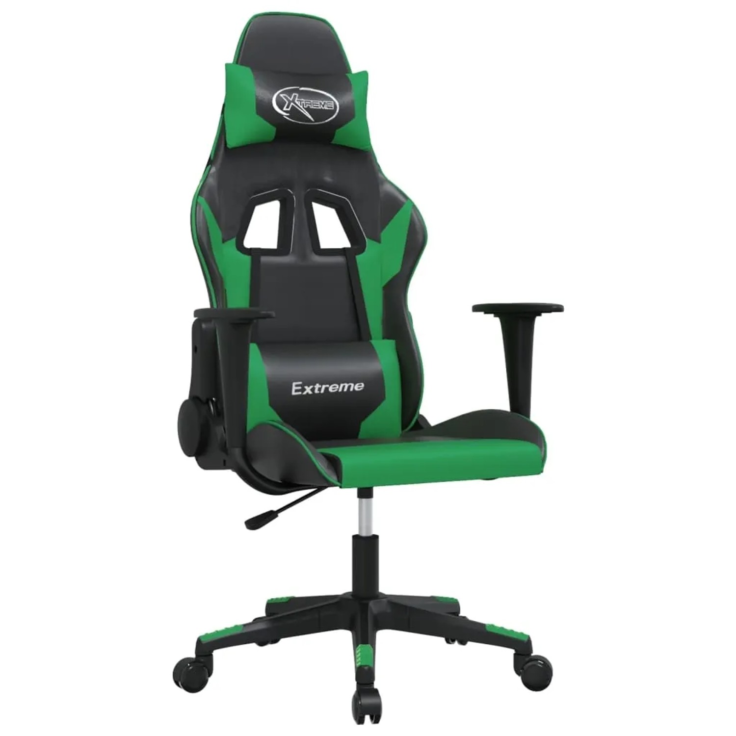 Bild von vidaXL Gaming-Stuhl Schwarz und Grün Kunstleder Modell 8
