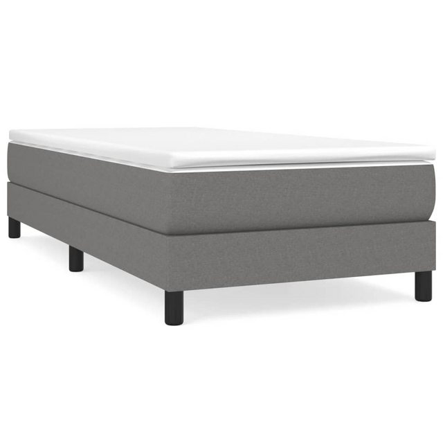 Bild von vidaXL Boxspringbett Dunkelgrau 100x200 cm Stoff1395278