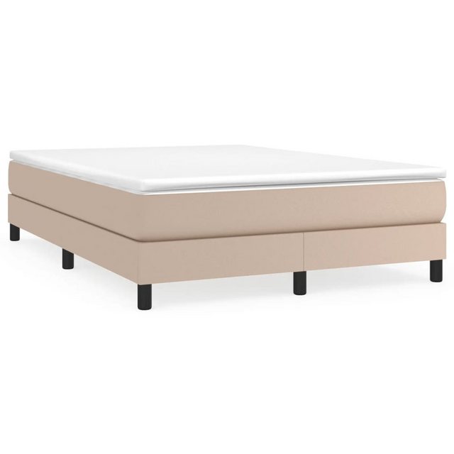 Bild von vidaXL Boxspringbett Cappuccino-Braun 140x190 cm Kunstleder1371023
