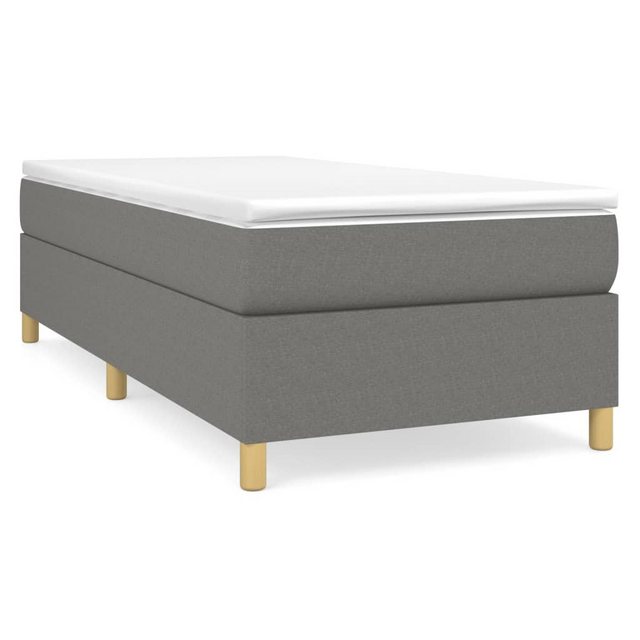 Bild von vidaXL Boxspringbett Dunkelgrau 100x200 cm Stoff1389497