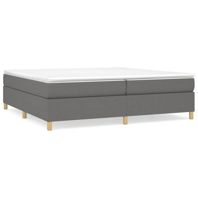 Bild von vidaXL Boxspringbett Dunkelgrau 200x200 cm Stoff1389396