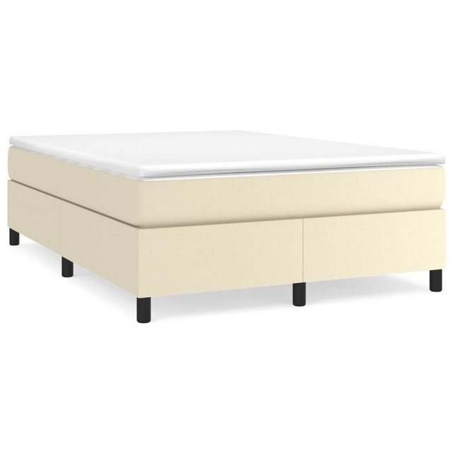 Bild von vidaXL Boxspringbett Creme 140x200 cm Kunstleder1469662