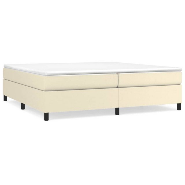 Bild von vidaXL Boxspringbett Creme 200x200 cm Kunstleder1465992