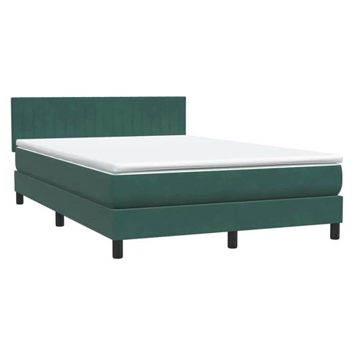 Bild von vidaXL Boxspringbett mit Matratze & LED, Modell 3134495, Hellgrau