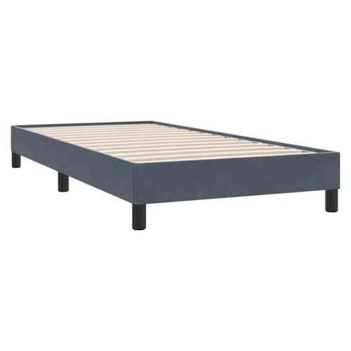 Bild von vidaXL Boxspringbett mit Matratze und LED in Hellgrau