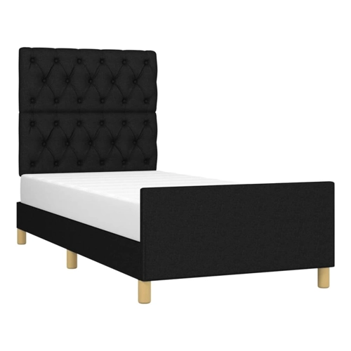Bild von vidaXL Bettgestell Bettrahmen mit Kopfteil Taupe 180x200 cm Stoff Bett Bettgestell, vidaXL Bettgestell mit Kopfteil Taupe 180x200 cm Stoff Modell 61380515, vidaXL Bettgestell mit Kopfteil Bett Doppelbett Polsterbett Bettrahmen Lattenrost Stoffbett Schlafzimmerbett Schlafzimmermöbel Taupe 180x200cm Stoff